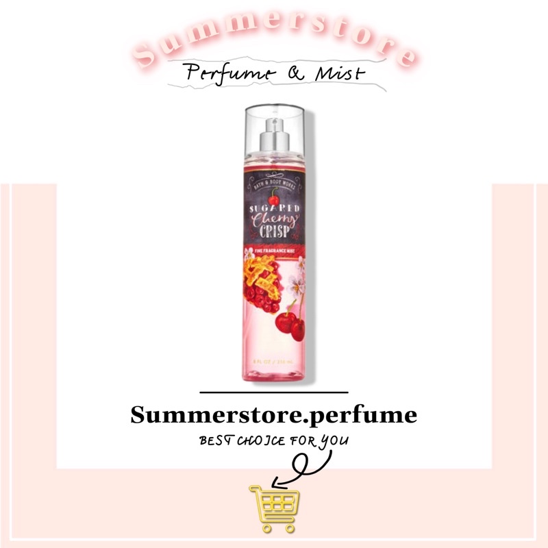Xịt toàn thân Body Mist Bath & Body Works - Sugard Cherry Crisp 30ml/50ml/100ml -ᴍɪɴᴍɪɴsʜᴏᴘ1990-