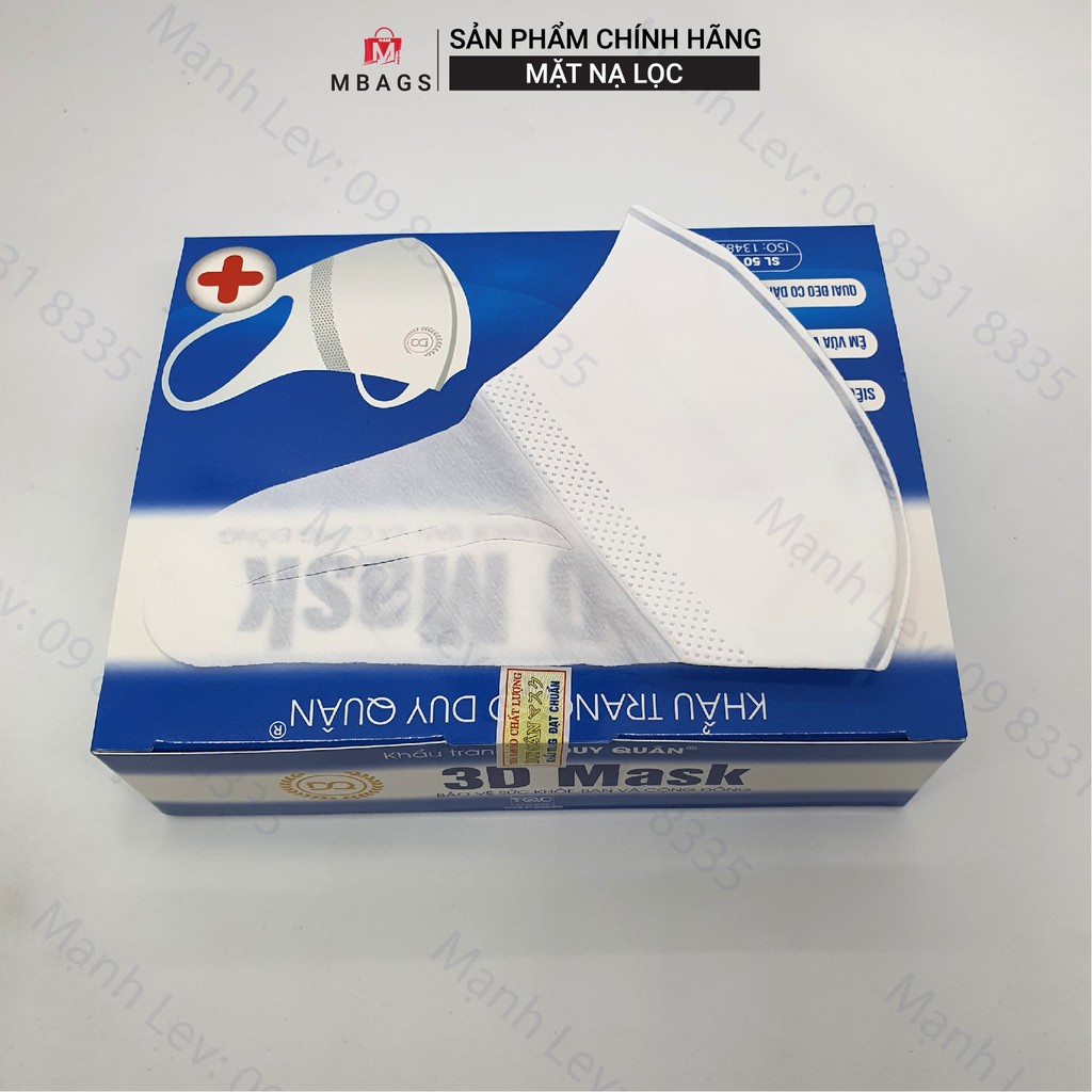 Khẩu Trang 3D Mask Duy Quân Công Nghệ Dập Nhật Bản ( Hộp 50 cái ) - Hàng Chính Hãng | BigBuy360 - bigbuy360.vn
