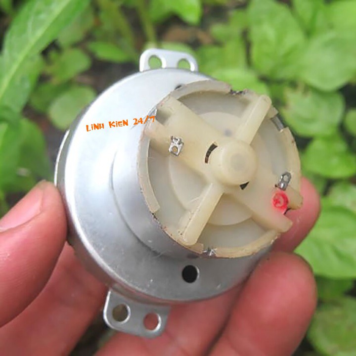 Motor Giảm Tốc DC 3V-12V JS-50 3-60rpm Chế Đảo Gió Tuốc Năng Cho Quạt Brushless Không Chổi Than