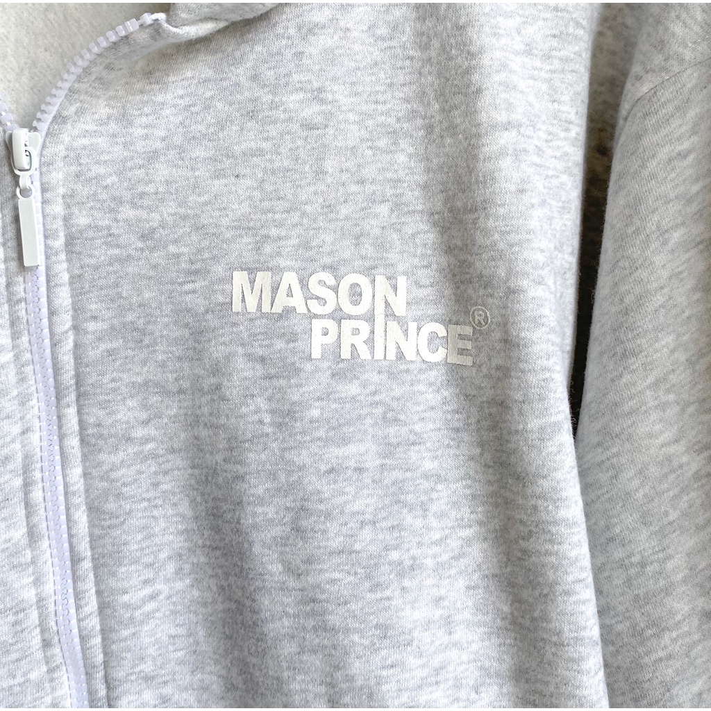 [sẵn]Áo khoác tay dài form rộng in chữ Maison (ảnh thật tại shop) Tanazi Closet