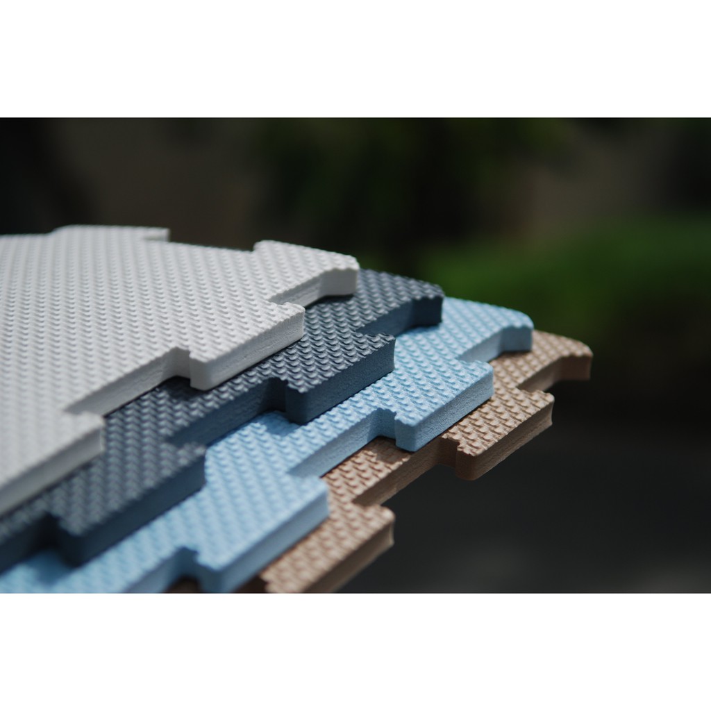 THẢM XỐP CHO BÉ SMILE PUZZLE - ĐƠN MÀU PASTEL  - KHÔNG MÙI - TIÊU CHUẨN CHÂU ÂU