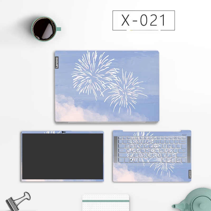 Sticker Laptop Dell Vostro 3300 3360 5471 Laptop Skins Ins Landscape Three-Sided Dust-proof Waterproof Protective Film