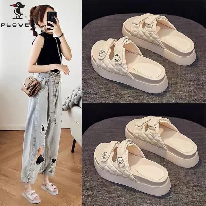 Dép lê độn đế Chà Neo 2 quai 5p cho nữ