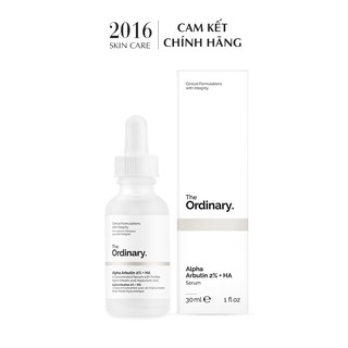 Tinh Chất Dưỡng Trắng The Ordinary Alpha Arbutin 2% + HA 30ml - 2016 Skincare