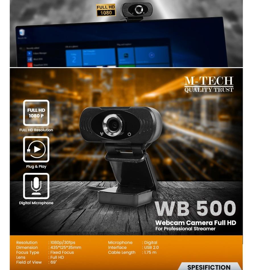Mới Webcam full hd 1080p full hd Wb500 Cổng Usb 2.0 wb-500