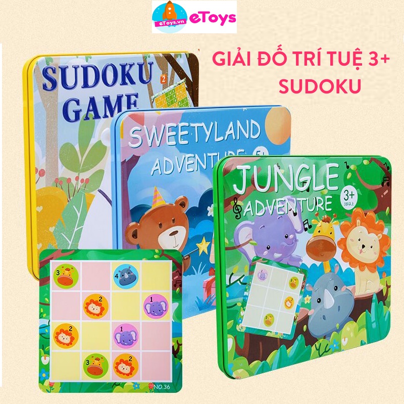 [Mã LIFETOYS1 giảm 30K đơn 99K] Đồ chơi thông minh cho bé giải đố Sudoku bằng gỗ Game luyện trí tuệ hay nhất