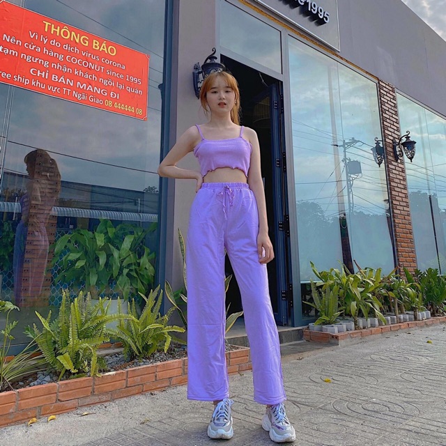 [Corn9] SET THỂ THAO 2DayCROP+ QUẦN BAGGY