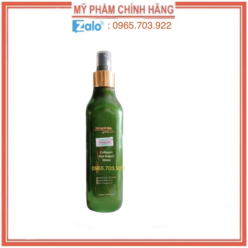 Xịt Dưỡng Tóc SOPHIA Hàn Quốc 250ml ( Phục Hồi Tóc Hư Tổn-Collagen Hair Repair Water)