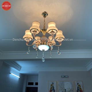 Đèn chùm phòng khách, phòng bếp 6 tay , Đèn chùm châu âu