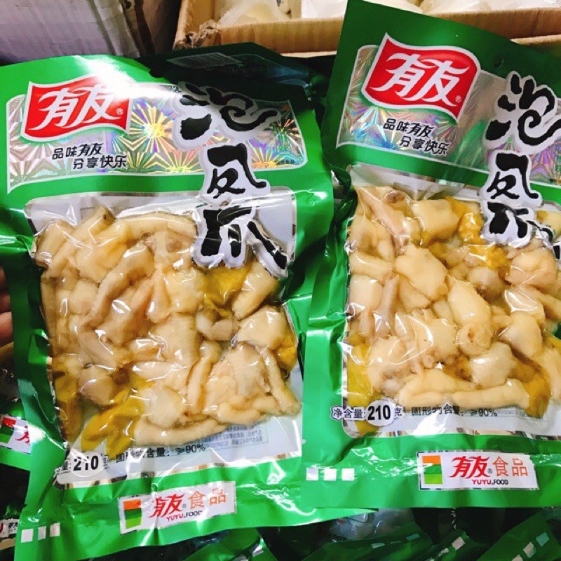 Chân gà cay Yuyu gói to 210gr | BigBuy360 - bigbuy360.vn