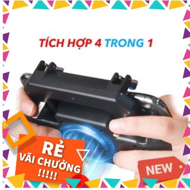 Tay Cầm Chơi Game Tích Hợp Tản Nhiệt Và Sạc Dự Phòng Cho ĐiệnThoại Tay Chơi Game PUBG FreeFire Và Nhiều Game Khác