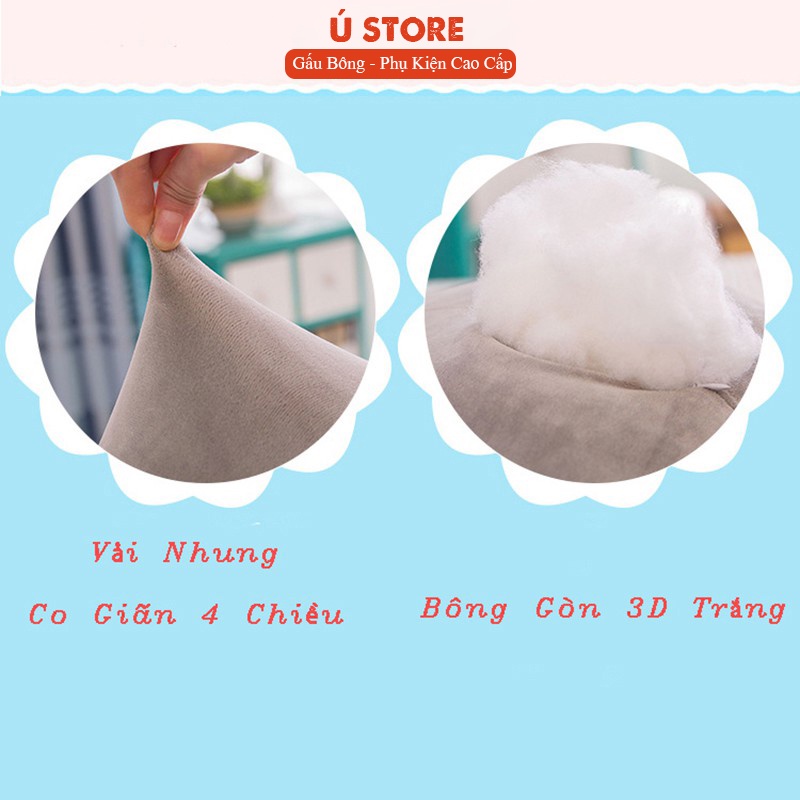 [RẺ VÔ ĐỊCH] Gấu bông Totoro Biểu Cảm siêu mềm mịn, Thú Nhồi Bông Totoro Cao Cấp, Ú Store