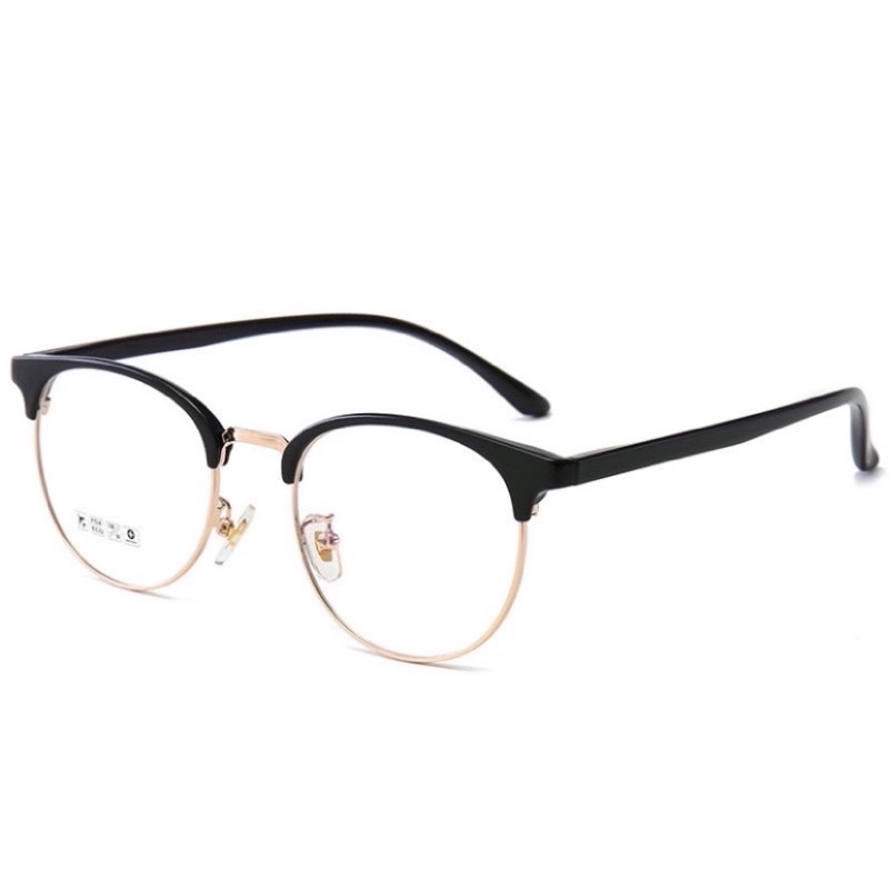 Gọng kính nam nữ TAMANHEYEWEAR nửa viền kim loại nhiều màu đã kèm mắt không độ