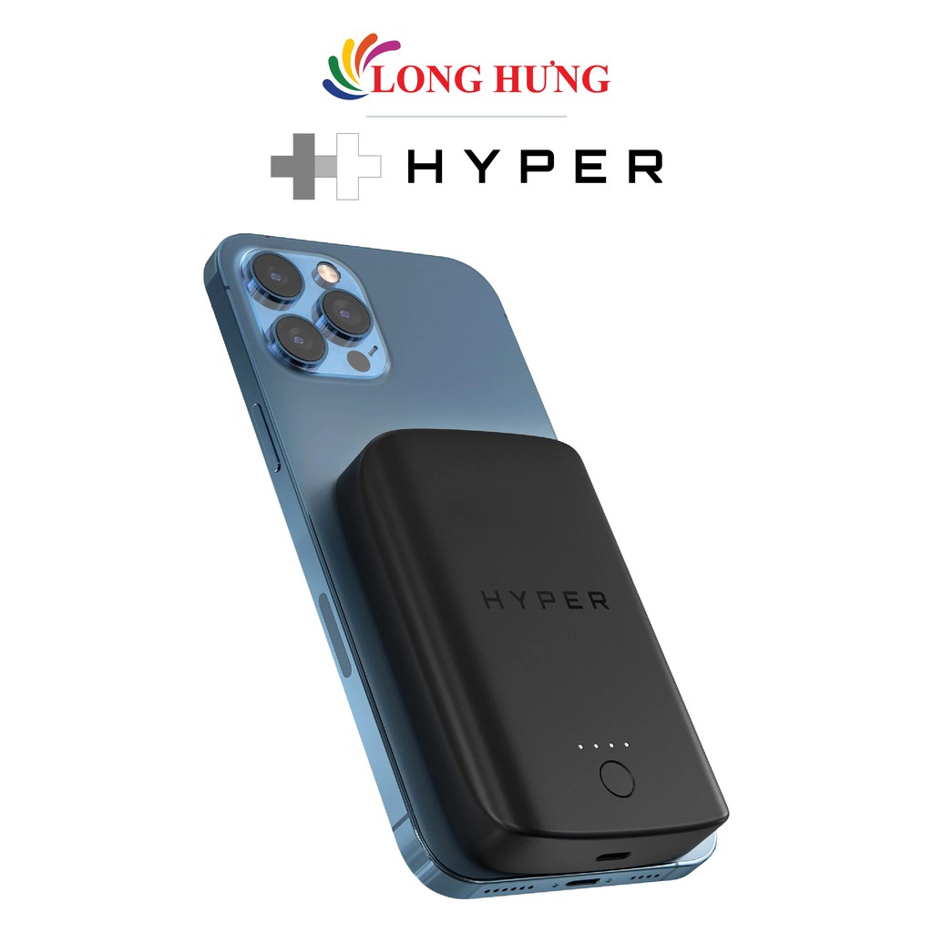 Sạc dự phòng không dây từ tính HyperJuice Magnetic Wireless 5000mAh HJ-WL61TC - Hàng chính hãng