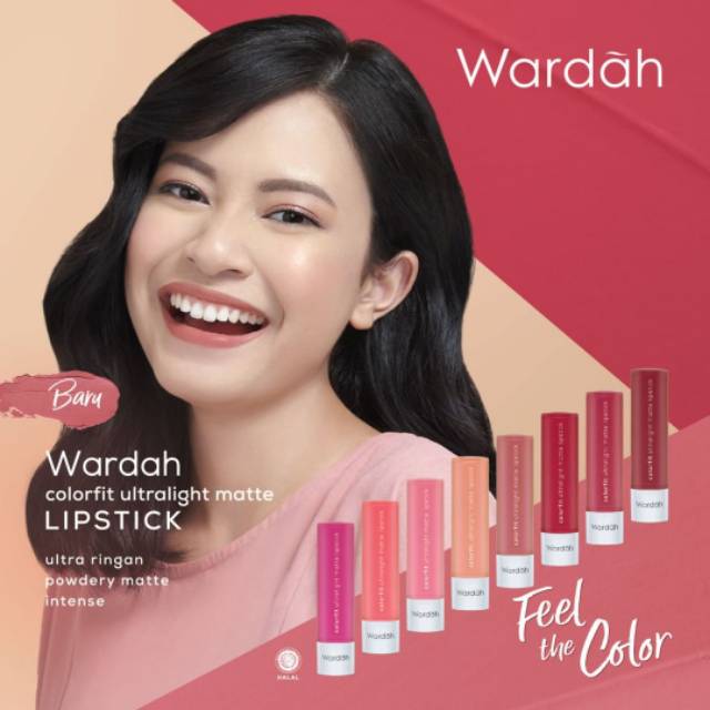(hàng Mới Về) Son Môi Wardah 3.6g Màu Lì Siêu Nhẹ Chất Lượng Cao | BigBuy360 - bigbuy360.vn
