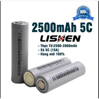 Cell Pin 18650 Líhen 2000-5C (Xả 10A) - Pin Lishen,pin dự phòng