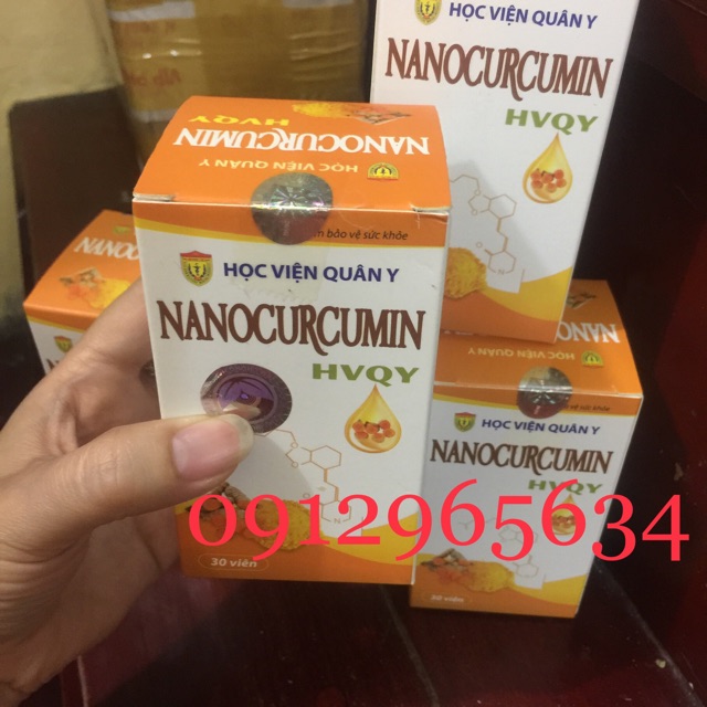 [Chính hãng] Nanocurcumin 300mg của Học viện Quân Y hỗ trợ đẹp da điều trị đau dạ dày tăng sức đề kháng...