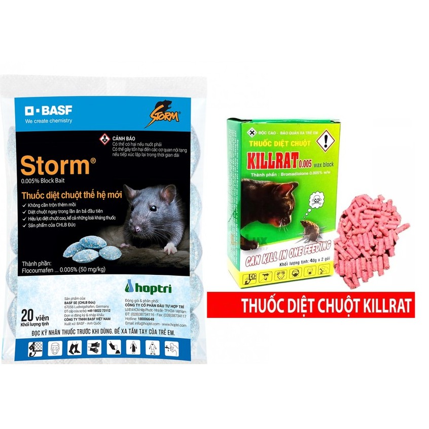 Thuốc diệt chuột STORM, KILLRAT