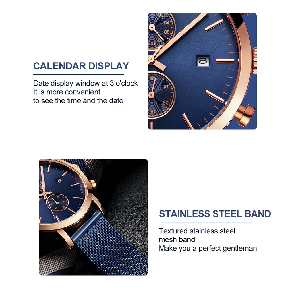 Đồng hồ nam Hannah Martin Quartz chính hãng - - Model HM-1092 - Chống nước tốt | BigBuy360 - bigbuy360.vn