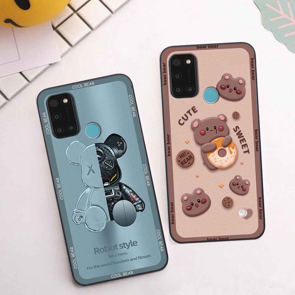 Ốp Realme C17 / 7i bear brick, gấu đáng yêu, dễ thương