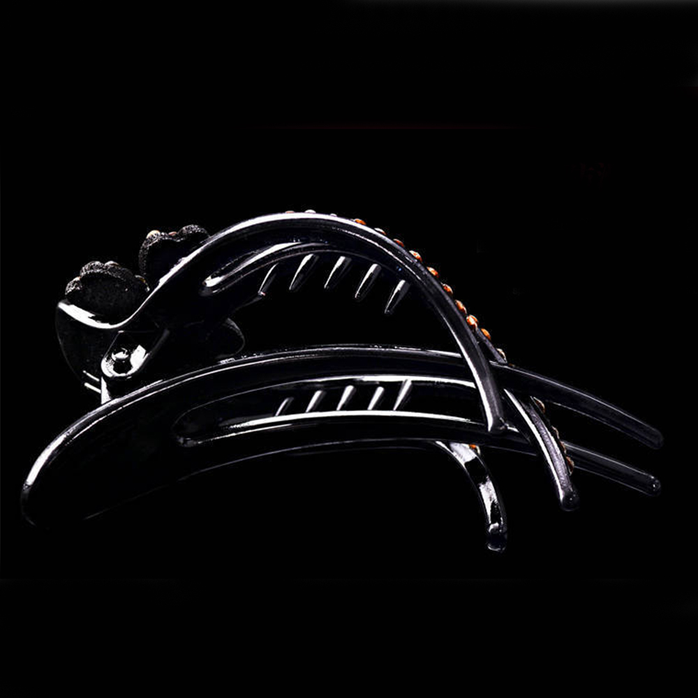 Kẹp Tóc Đính Đá Hình Hoa Thanh Lịch Cho Nữ