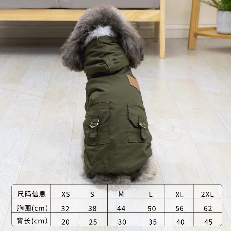 Áo khoác Parka cao cấp cho cún miu