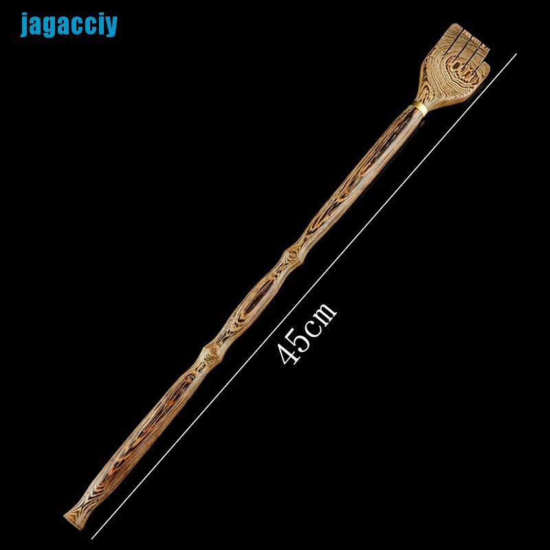 [jagacciy] 1pc Wooden Back Scratcher Wood Back Scraper Scratching Massager Body Massage ggbo