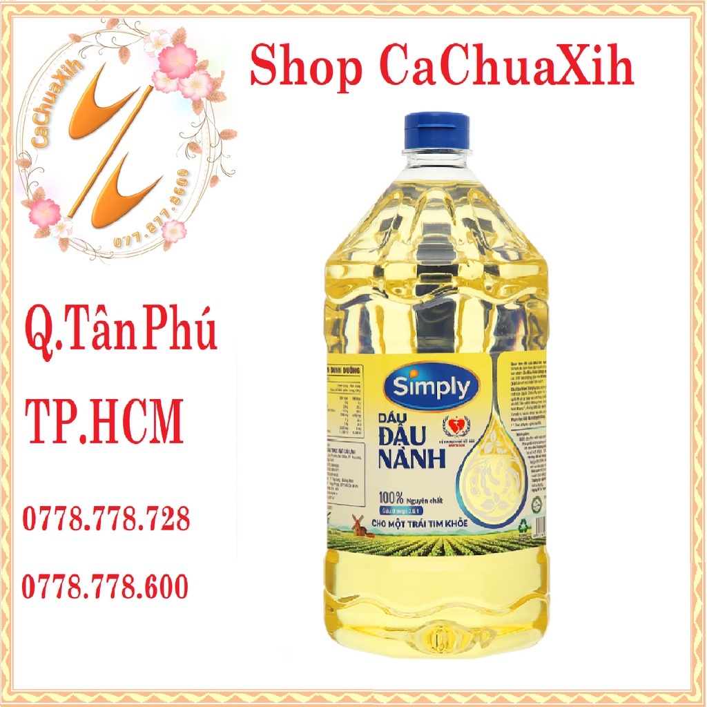 Dầu đậu nành simply 2L