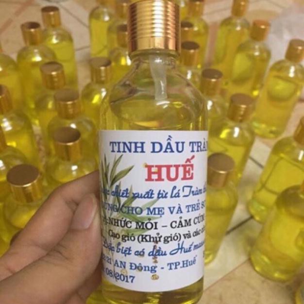 [Mã MKBCFS50K hoàn 15K xu đơn 150K] Tinh dầu tràm Huế nguyên chất lọ tròn 100 ml hàng loại 1