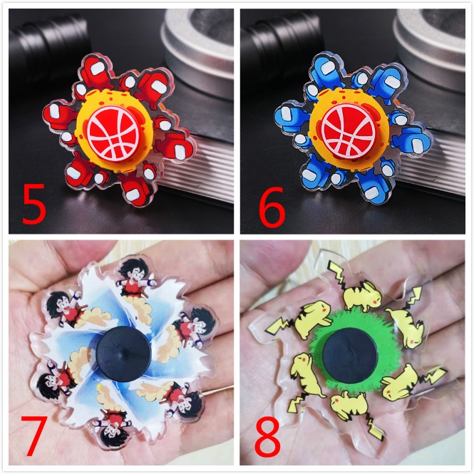 1 Con Quay Đồ Chơi Spinner Diy 7x7cm Giúp Giảm Stress