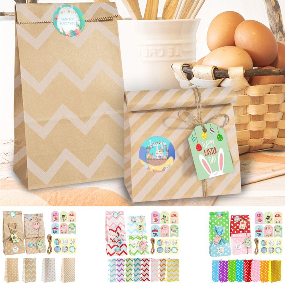 Set 72 Túi Đựng Bánh Quy Hình Thỏ Phục Sinh