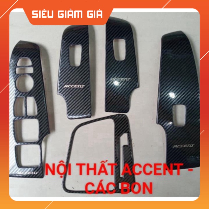 Sản Phẩm Ốp nội thất cacbon Accent AT 2018-2021 Hàng Cao Cấp