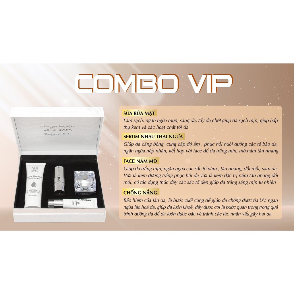 [ CHÍNH HÃNG] COMBO LUXURY VIP - DƯỠNG DA TRẮNG DA DƯỠNG ẨM DA