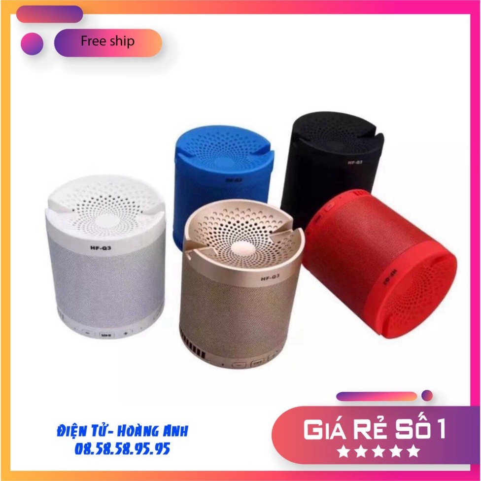 Loa bluetooth HF Q3 Loại Lớn kiêm giá đỡ điện thoại