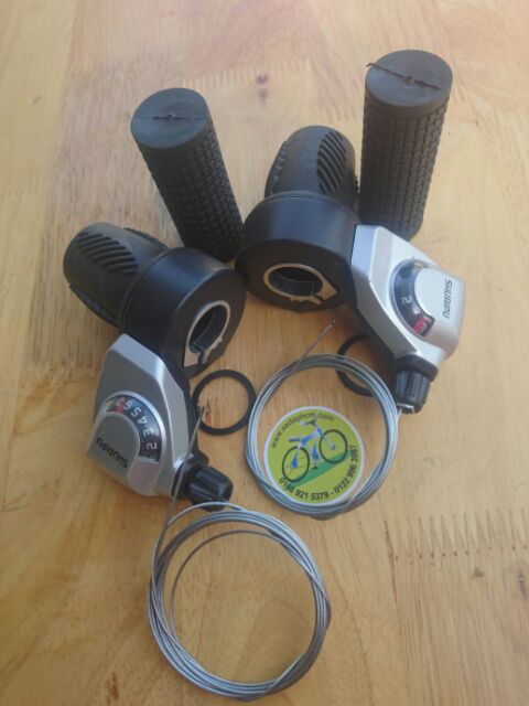 Tay đề xe đạp vặn 3x7 cấp sang đĩa líp mặt số