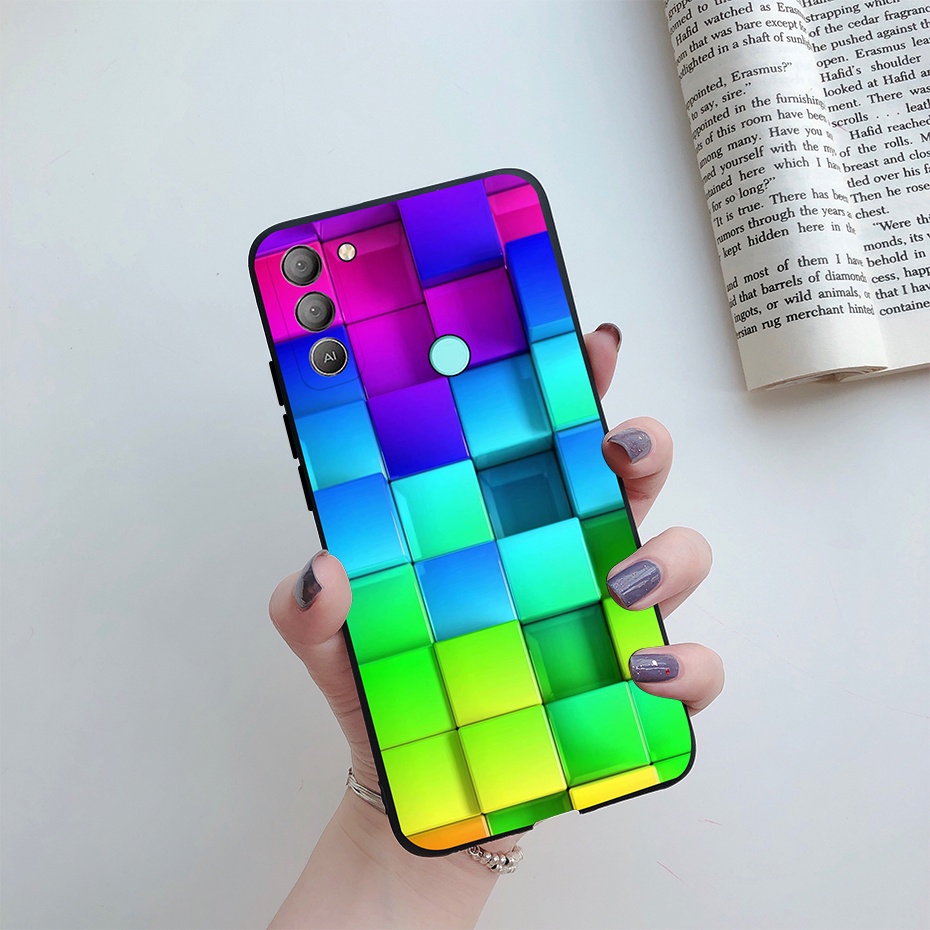 Ốp Điện Thoại Silicone TPU Mềm Dạng Nhám Họa Tiết Đáng Yêu Cho Tecno Pop 5 LTE BD4