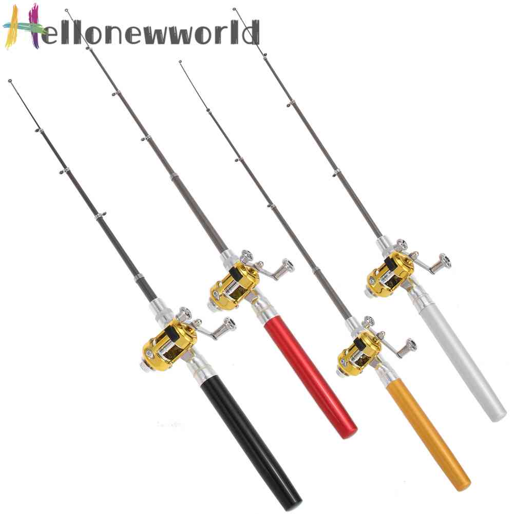 Cần Câu Cá Mini Bỏ Túi Bằng Hợp Kim Nhôm