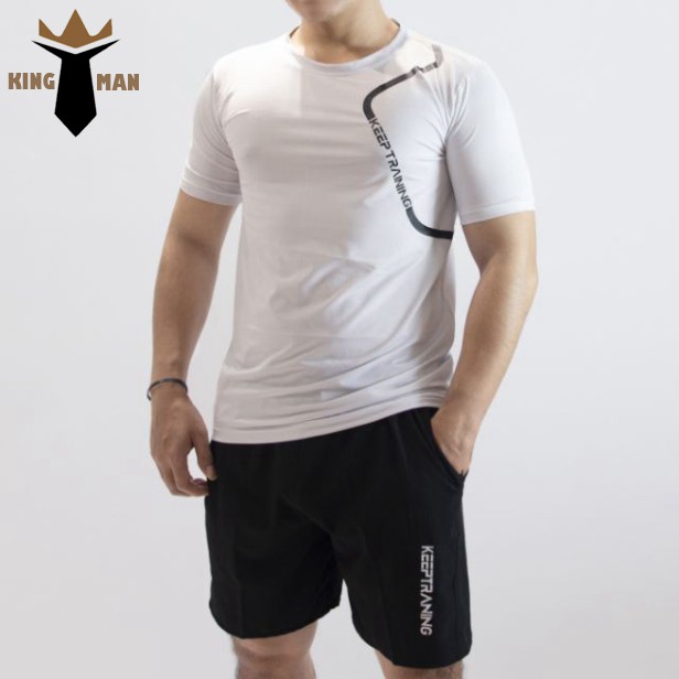 [FREESHIP] Bộ thể thao nam tập gym, quần áo tập thể thao nam Keep Training Kingman | BigBuy360 - bigbuy360.vn