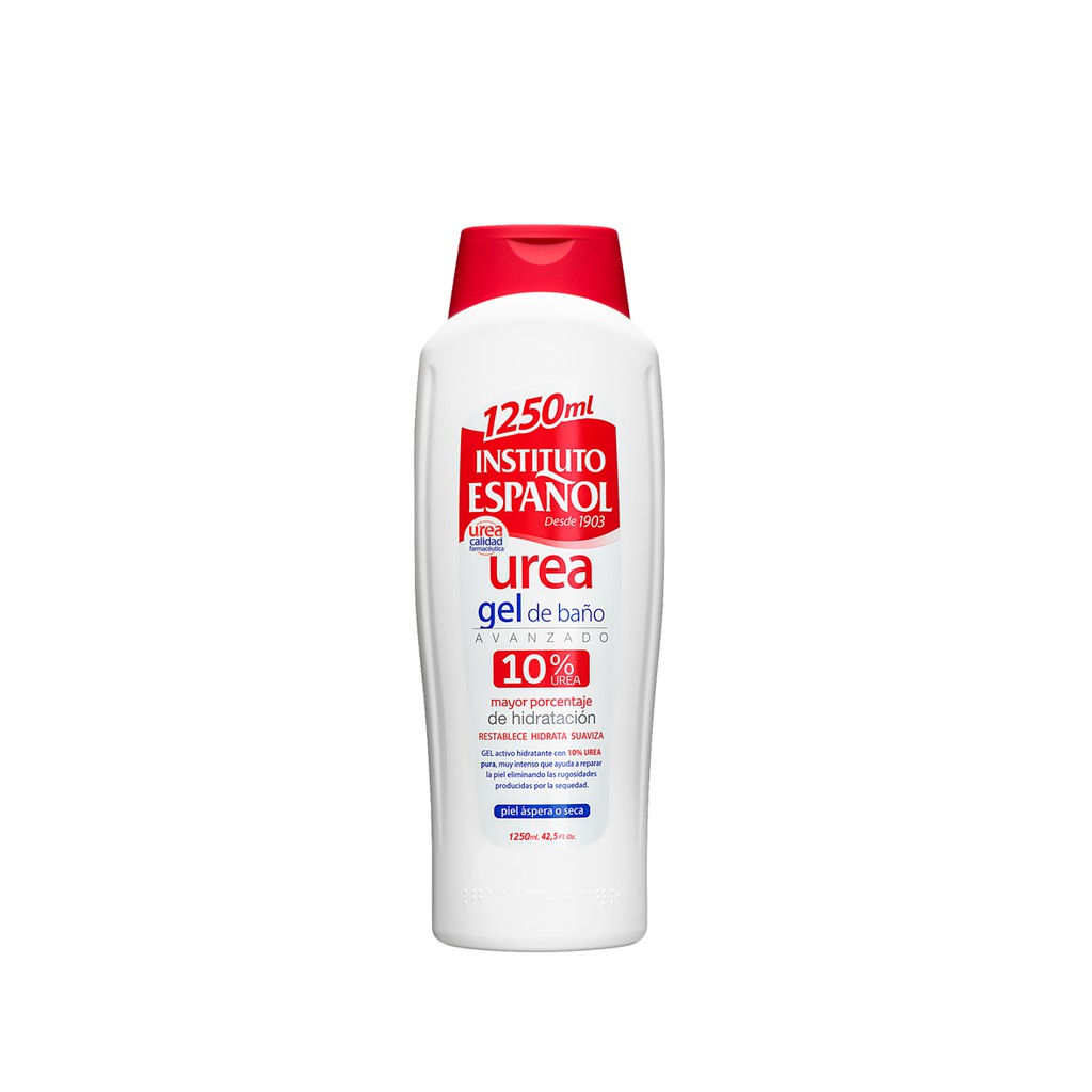 Gel tắm dưỡng ẩm, giảm khô ngứa Instituto Espanol Urea Shower Gel 1250ml dành cho da chàm, vảy nến, viêm da cơ địa