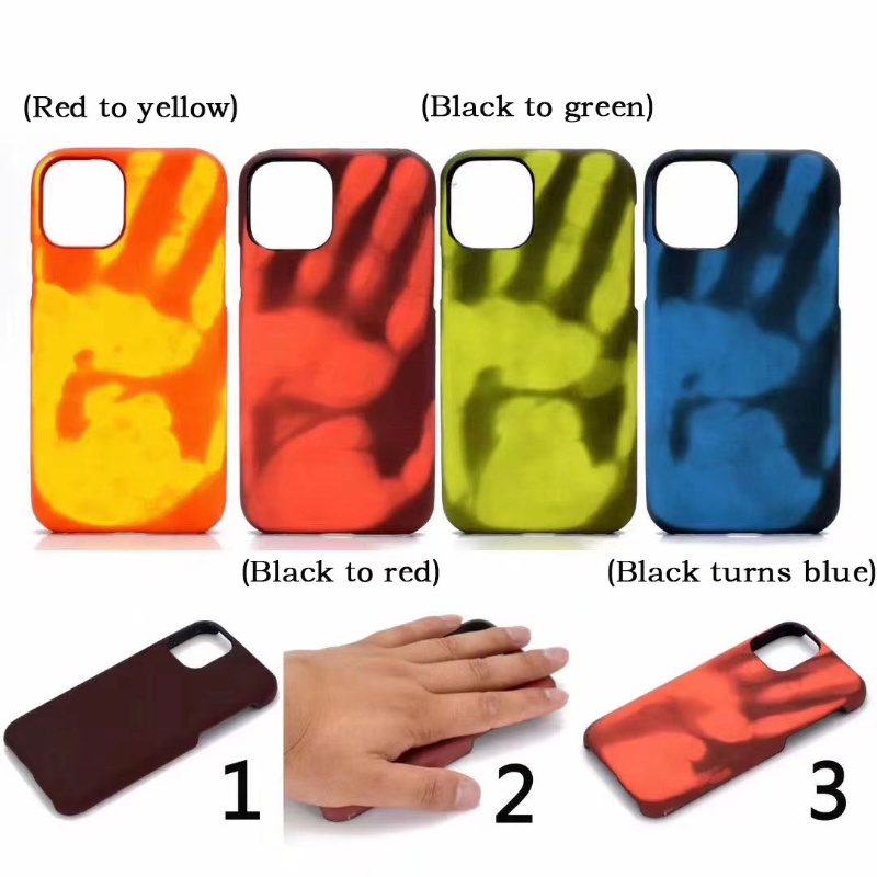 Ốp Điện Thoại Chống Sốc Đổi Màu Theo Nhiệt Độ Cho iphone 13 Pro Max 13 Mini 12 11 Pro Max
