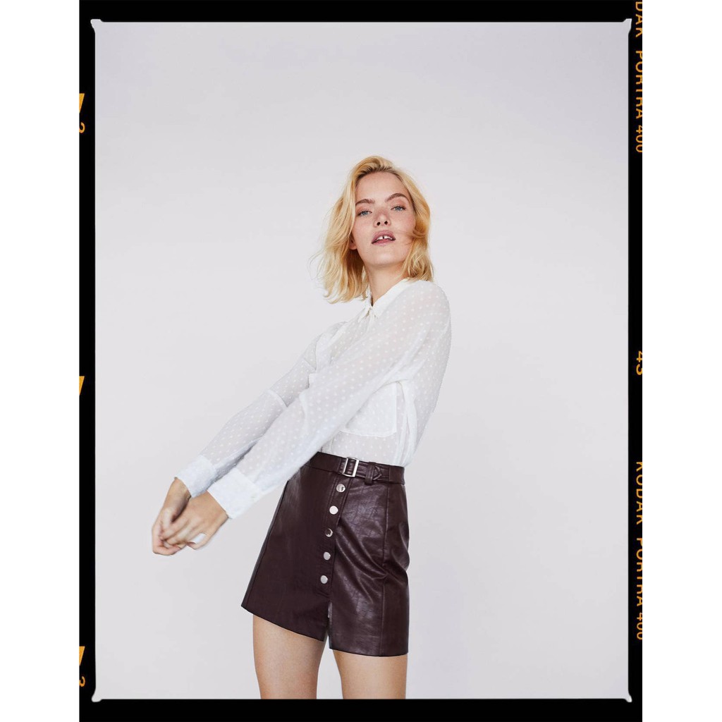 Chân váy da BSK xuất xịn có sẵn