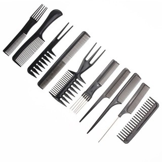 Bộ Lược Làm Tóc Chuyên Dụng 10 Món