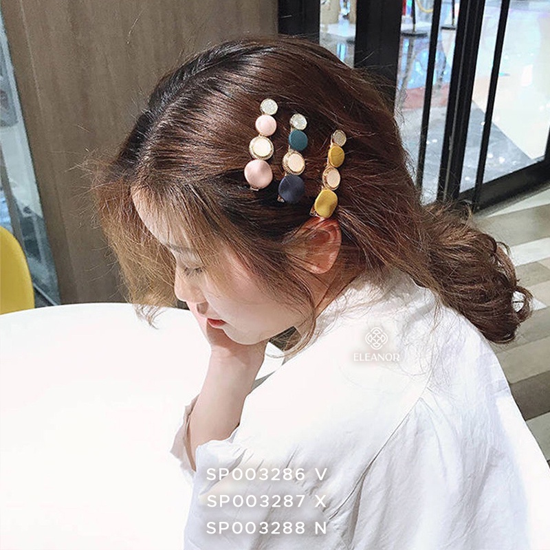 Kẹp tóc nữ Eleanor Accessories phong cách Hàn Quốc hot trend màu sắc trẻ trung phụ kiện tóc
