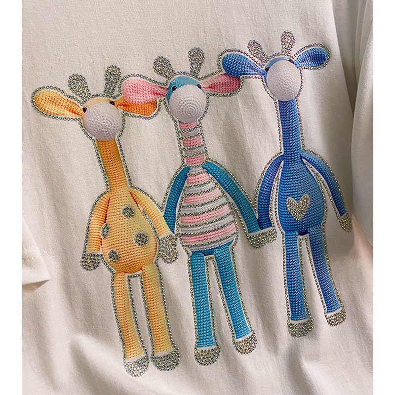 Áo Thun Tay Ngắn In Hoạt Hình Thời Trang Trẻ Trung Cho Nữ