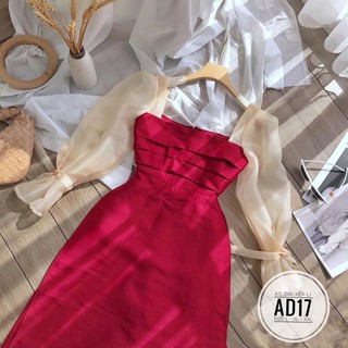 Bigsize Áo dài xếp li AD17