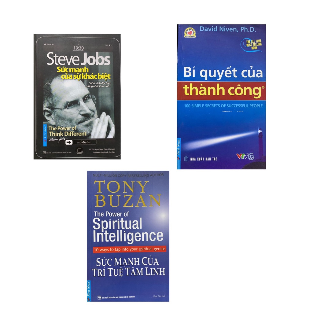 Sách - Combo Bí quyết của thành công + Sức mạnh của sự khác biệt + Sức mạnh của trí tuệ tâm linh