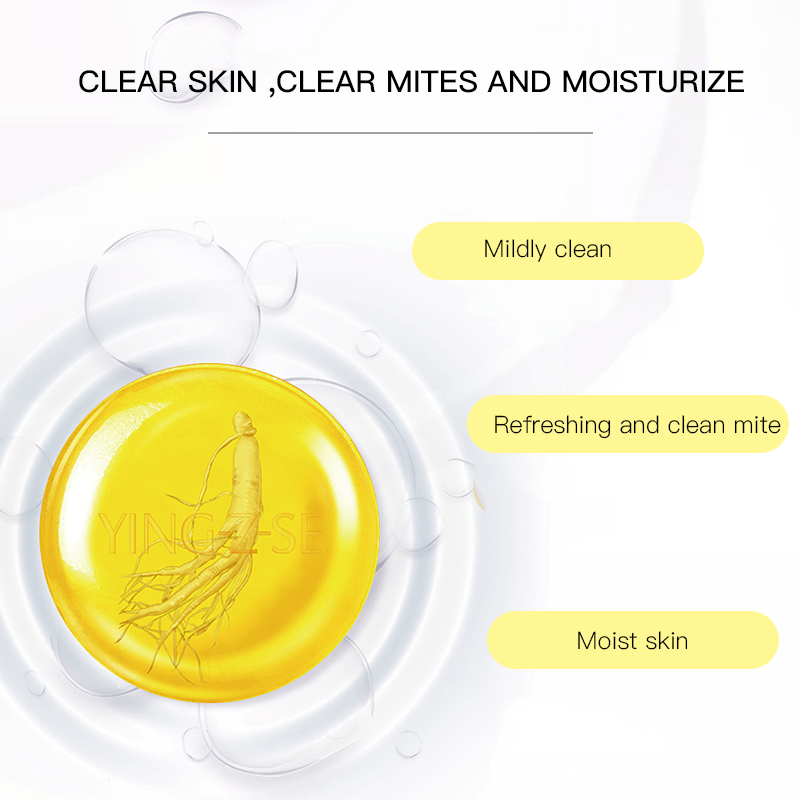 [Hàng mới về] Xà phòng lưu huỳnh nhân sâm tắm rửa mặt trắng sáng da kiểm soát dầu