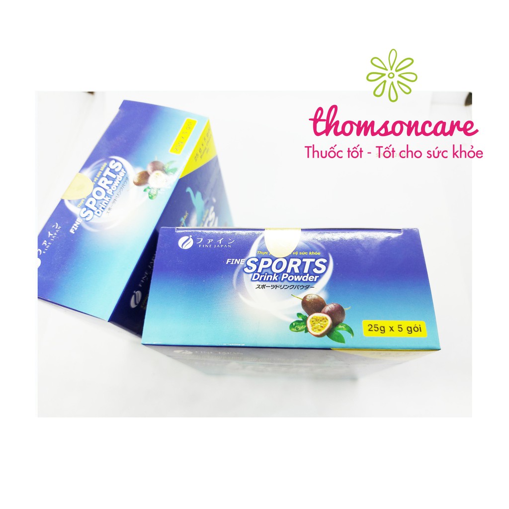 Gói bù nước sau khi chơi thể thao - Fine Sports Drink - công nghệ Nhật Bản - Hộp 5 gói | BigBuy360 - bigbuy360.vn