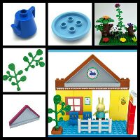 các chi tiết lắp ráp đặc biệt tạo vườn hoa