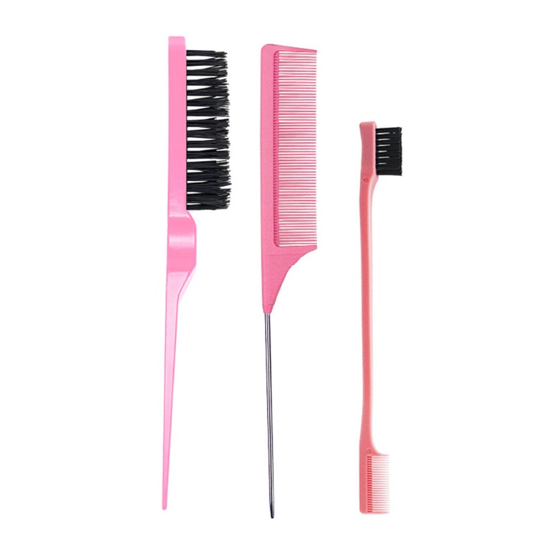 Youyo Bộ 3 Lược Chải Tạo Kiểu Tóc Đuôi Chuột Cho Nữ